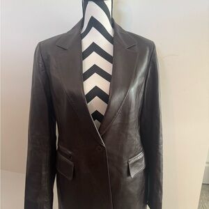 Women's Brown Vintage Leather Jacket